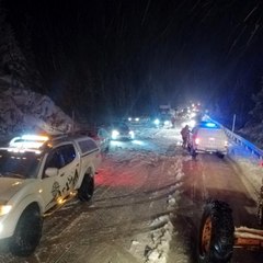 Antalya'da kar yağışı başladı