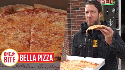 Barstool Pizza Review - Bella Pizza (Hasbrouck Heights, NJ) Bonus Pizza Bagel Review