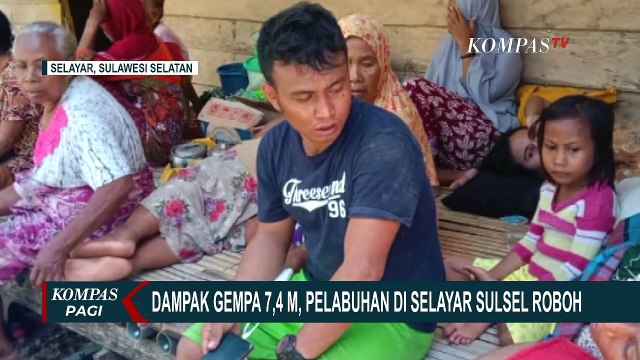 Pelabuhan di Selayar Sulawesi Selatan Roboh Akibat Gempa Magnitudo 7,4