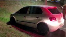Carro que teria sido utilizado em roubo a malote é localizado pela Polícia Militar em Cascavel