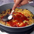New Breakfast Recipe | Healthy Breakfast | Less Ingredient Breakfast Recipe | Beef Pizza Omelette