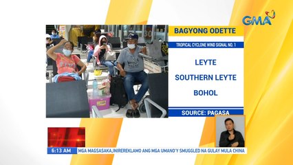 Ilang pasahero, standed sa PITX dahil sa kanseladong biyahe bunsod sa bagyong Odette | UB
