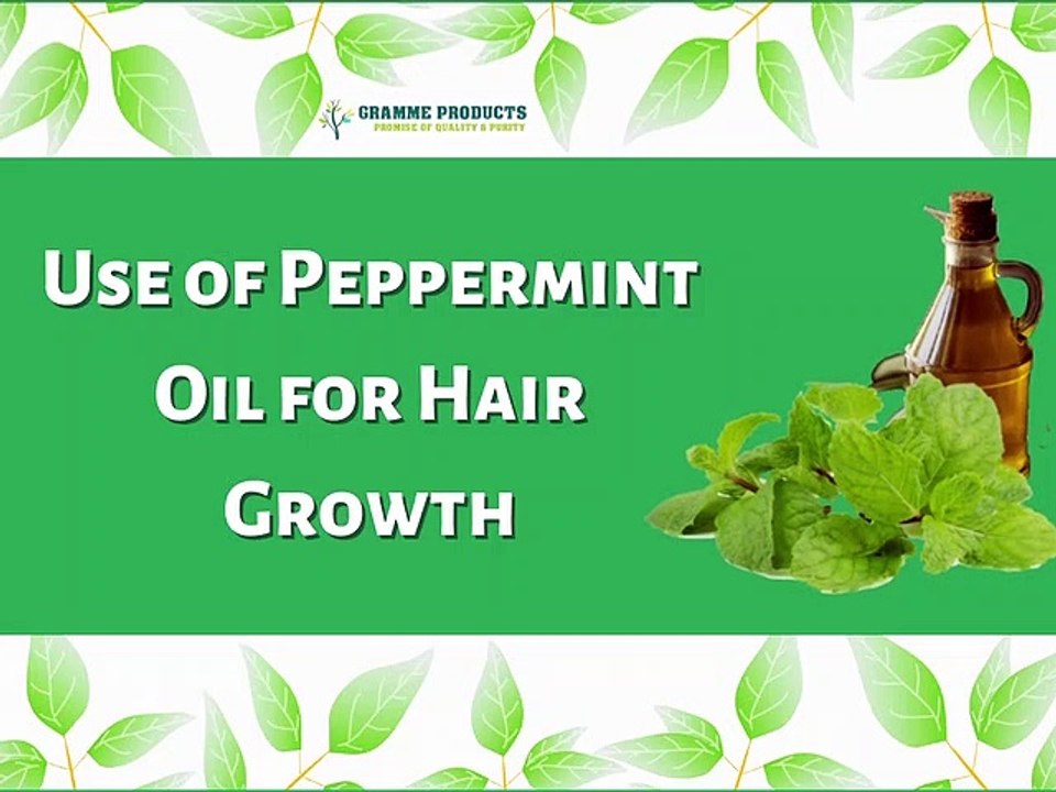 Use of Peppermint Oil for Hair Growth - Gramme Products
