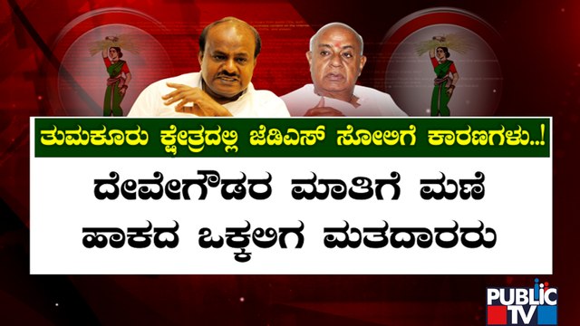 ತುಮಕೂರು ಜಿಲ್ಲೆಯಲ್ಲಿ ಜೆಡಿಎಸ್‌ಗೆ ಮುಖಭಂಗ..! | JDS Loses Tumkur Constituency In MLC Election