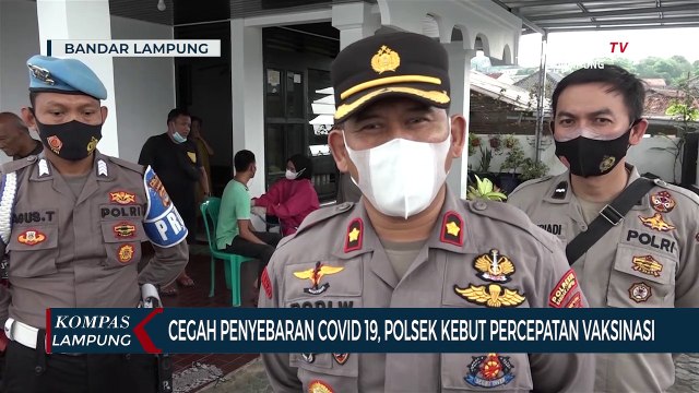 Cegah Penyebaran Covid-19, Polsek Kebut Percepatan Vaksinasi
