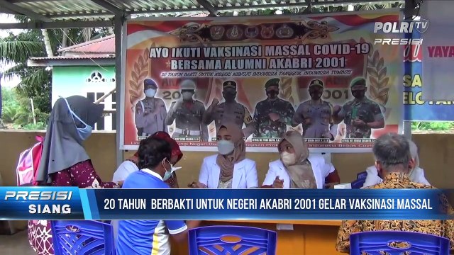 Polres Bungo 20 TH Berbakti Untuk Negeri Akabri Gelar Vaksinasi Massal di Daerah Terpencil