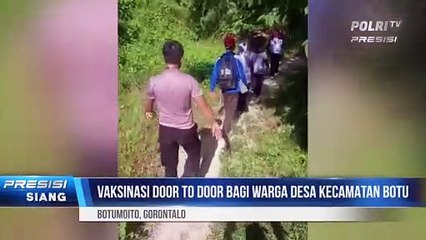 Vaksinasi Massal Polsek Botumoito Polda Gorontalo