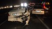 Kırıkkale'de kayganlaşan yolda zincirleme kaza: 4 yaralı