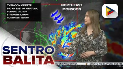 PTV INFO WEATHER | Bagyong Odette, nasa typhoon category na