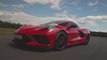 The new Chevrolet Corvette Stingray Coupe Track driving