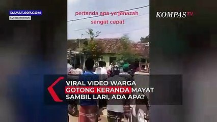 Viral Video Warga Gotong Keranda Mayat Sambil Lari, Ada Apa?