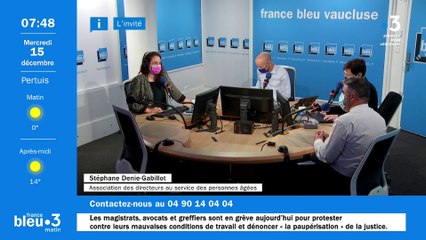 Stéphane Denie-Gabillot, invité de France Bleu Vaucluse