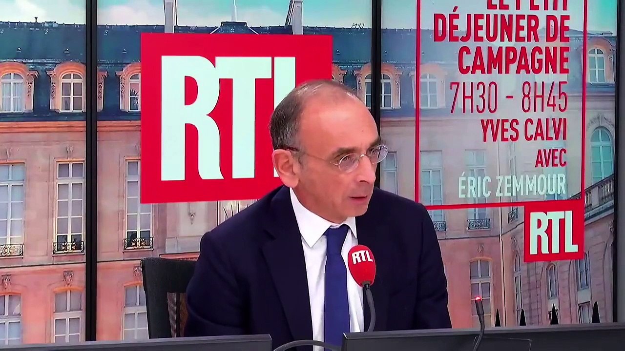 Eric Zemmour sur RTL: "On voit un candidat agressé et tout le monde s'en moque, personne n'en parle" - VIDEO