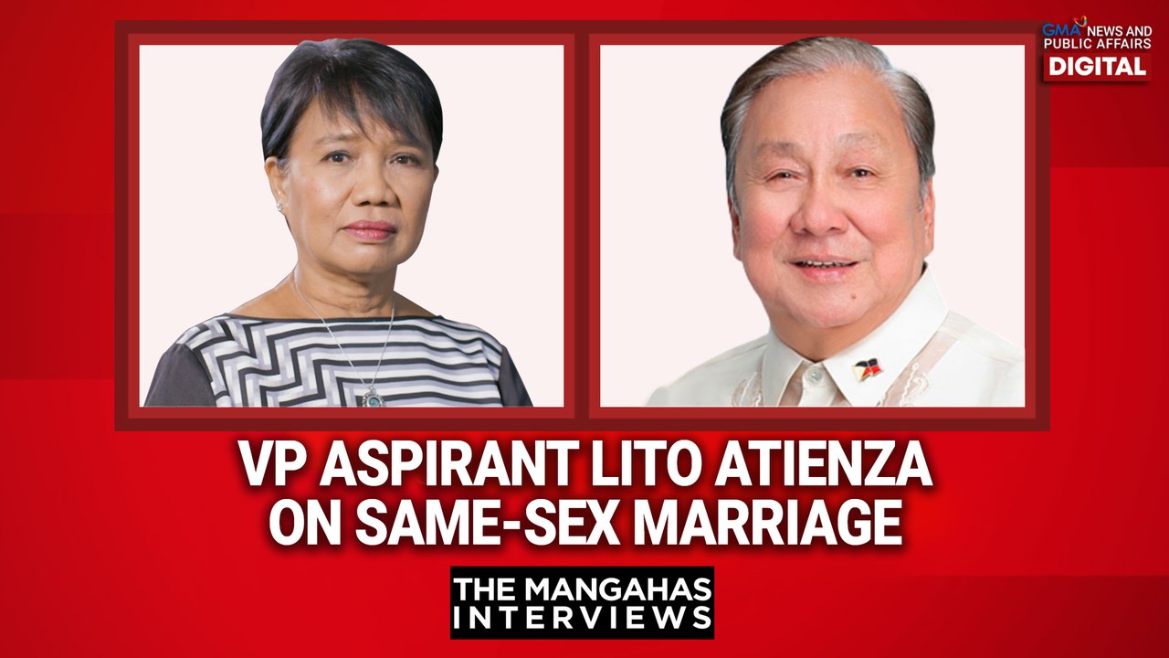 VP aspirant Lito Atienza on same-sex marriage | The Mangahas Interviews