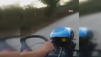 Kendi kazalarını işte böyle kaydettiler