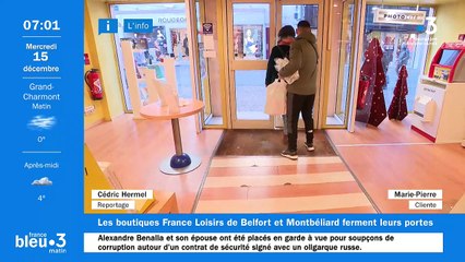 15/12/2021 - Le 6/9 de France Bleu Belfort Montbéliard en vidéo