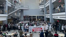 TTB Üyesi sağlık çalışanları grev yaptı