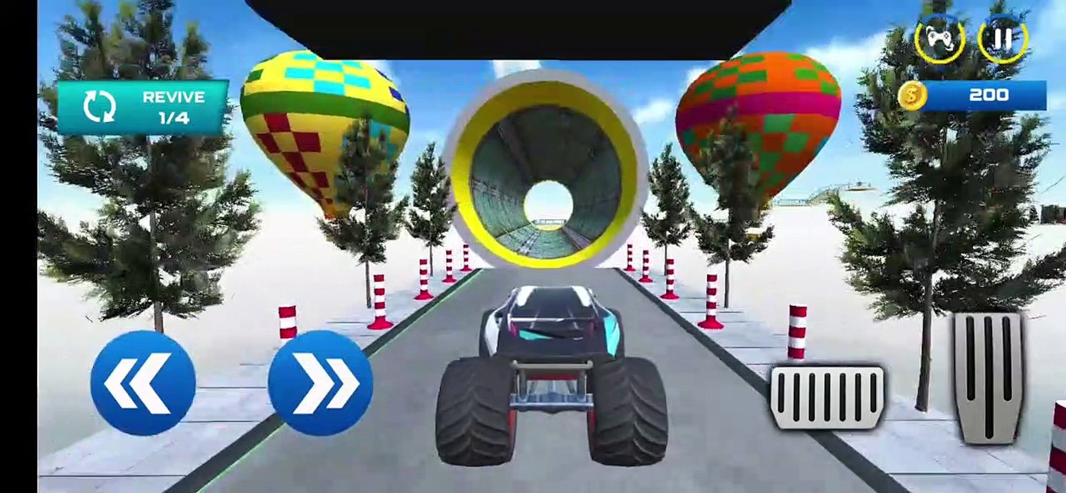 Monster Trucks Stunt Games 3D _ Android Gameplay