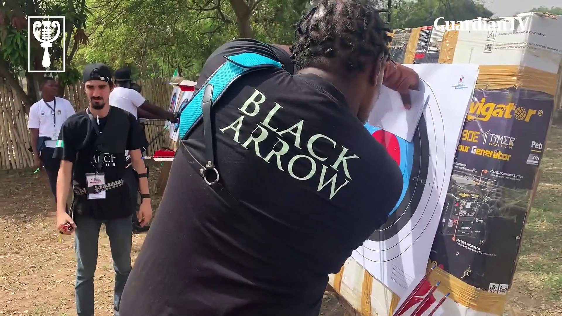 ⁣Nigerians' target archery at the 2024 Olympics game in Paris