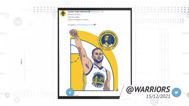 Socialeyesed - Steph Curry breaks three-point record