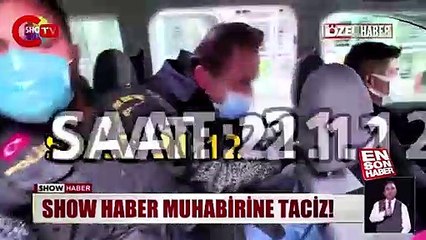 Show TV muhabiri metroda tacize maruz kaldı