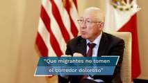 “En migración no hay culpables”: Embajador de EU en México