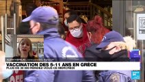 Vaccination des enfants : en Grèce, 30 000 rendez-vous pris pour les 5-11 ans pour la première journée