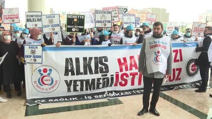 Öz Sağlık-İş'ten "sağlıkçılara eşit zam" talebi