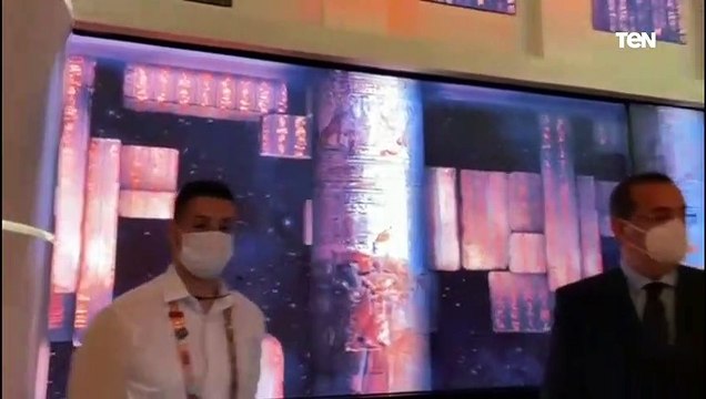 وزيرة الهجرة تتفقد الجناح المصري معرض إكسبو 2020 دبي