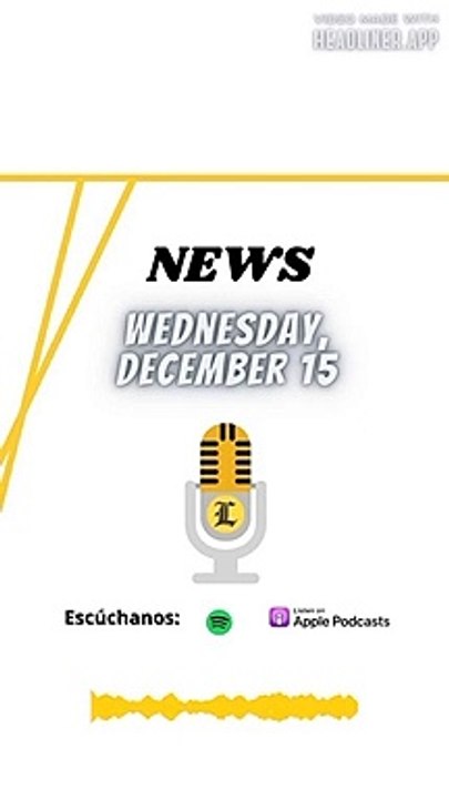 NEWS_ wednesday, December 15