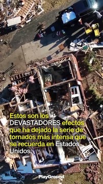 Así han quedado las zonas devastadas por los tornados en EEUU.