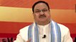 JP Nadda with other BJP CMs offered prayers in Hanuman garhi