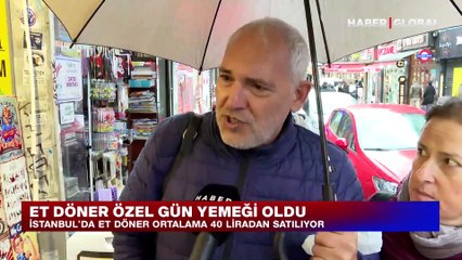 Et döner lüks oldu, vatandaş altınla kıyasladı! "Ha altın al ha et al"