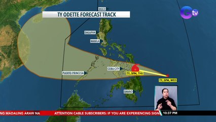 Bagyong Odette, posibleng mag-landfall bukas sa vicinity ng Surigao provinces... | SONA