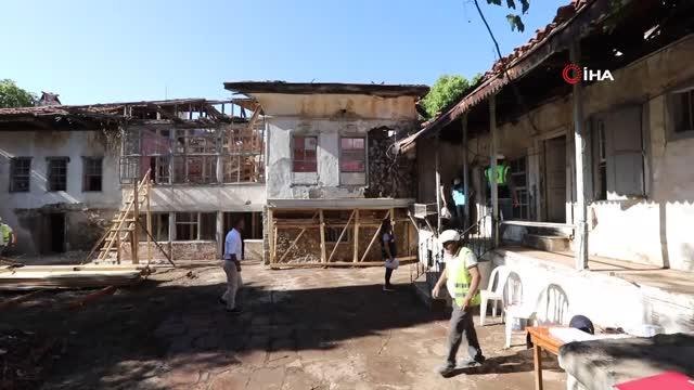 Tarihi konağın ısı dağıtım kanalları ortaya çıkarıldı