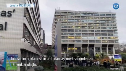 Londralılar COVID-19 Aşısının Ek Dozu İçin Kuyrukta