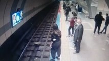 METRODAKİ MUCİZE KURTULUŞ, TRENİN ALTINDAN YÜRÜYEREK ÇIKTI