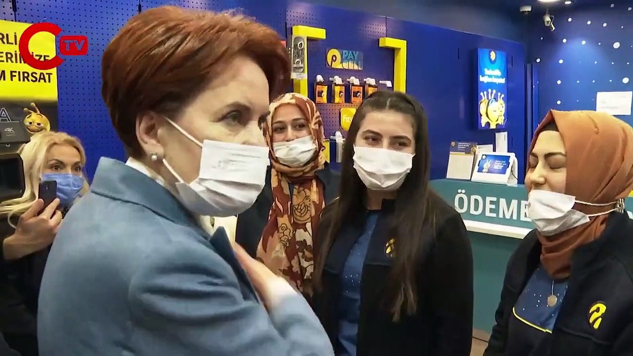 Meral Akşener konuşurken yurttaşlar bağırmaya başladı: Akşener bakın ne yaptı ?
