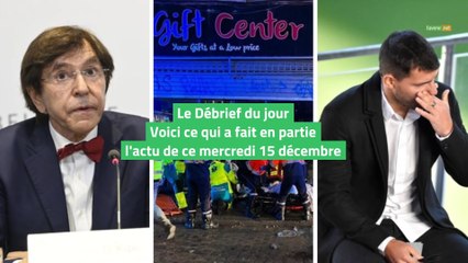 Le débrief du jour du mercredi 15 décembre 2021