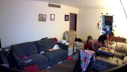 Sister Takes a Spill Off Seat