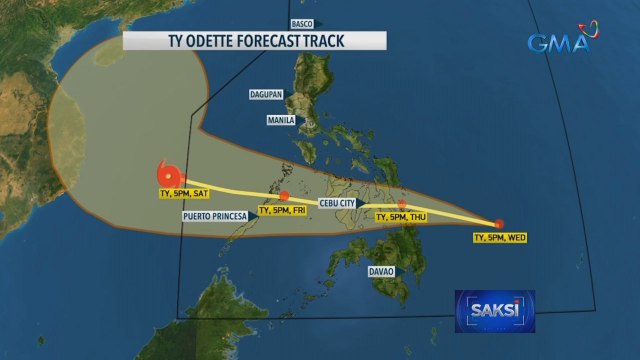 Bagyong Odette, napanatili ang lakas habang kumikilos sa Caraga-Eastern Visayas area | Saksi