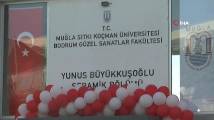 Son dakika: Bodrum'da seramik bölümü binası açıldı