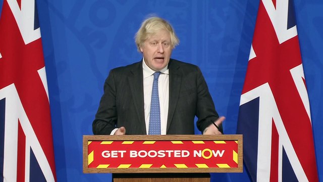 Boris Johnson hails national response to Omicron variant as he urged people to come forward and get booster jabs