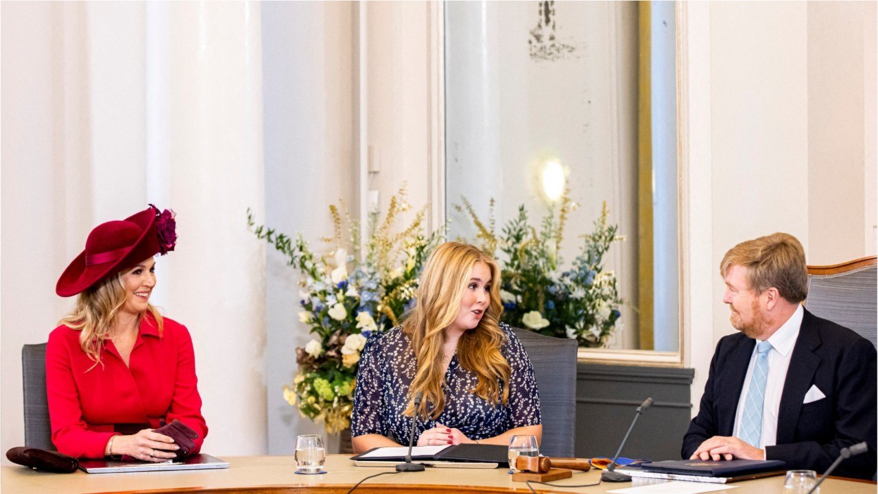 GALA VIDEO - "J'ai encore beaucoup à apprendre" : Catherina-Amalia des Pays-Bas, 18 ans, a prononcé son premier discours