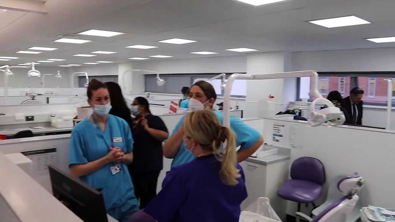 Dozens of the city’s homeless have been given free dental and eye care