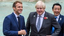 GALA VIDEO - Emmanuel Macron qui s'immisce à la place de Boris Johnson... Des images qui font le buzz