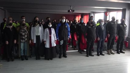 Son dakika haberi! Yüksekovalı öğrencilerden 'Türk Polisi' etkinliği