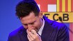 GALA VIDEO - Lionel Messi en larmes dit adieu au Barça et évoque le PSG : « C’est une possibilité ".