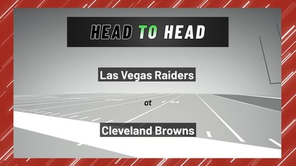 Las Vegas Raiders at Cleveland Browns: Moneyline