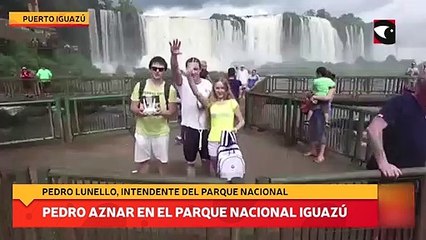Pedro Aznar en el Parque Nacional Iguazú